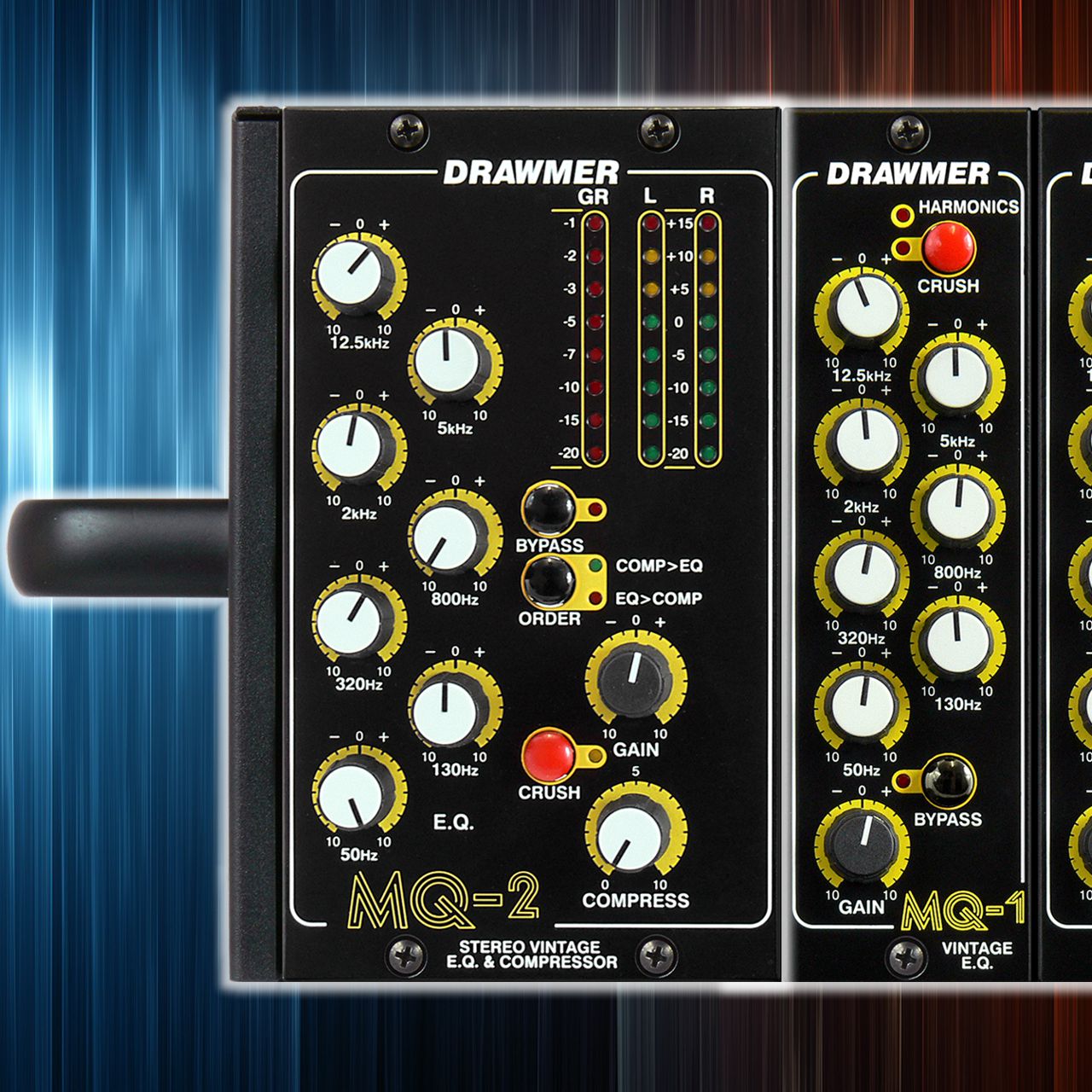 MQ-1 y MQ-2, los EQ «Vintage» Serie 500 de Drawmer